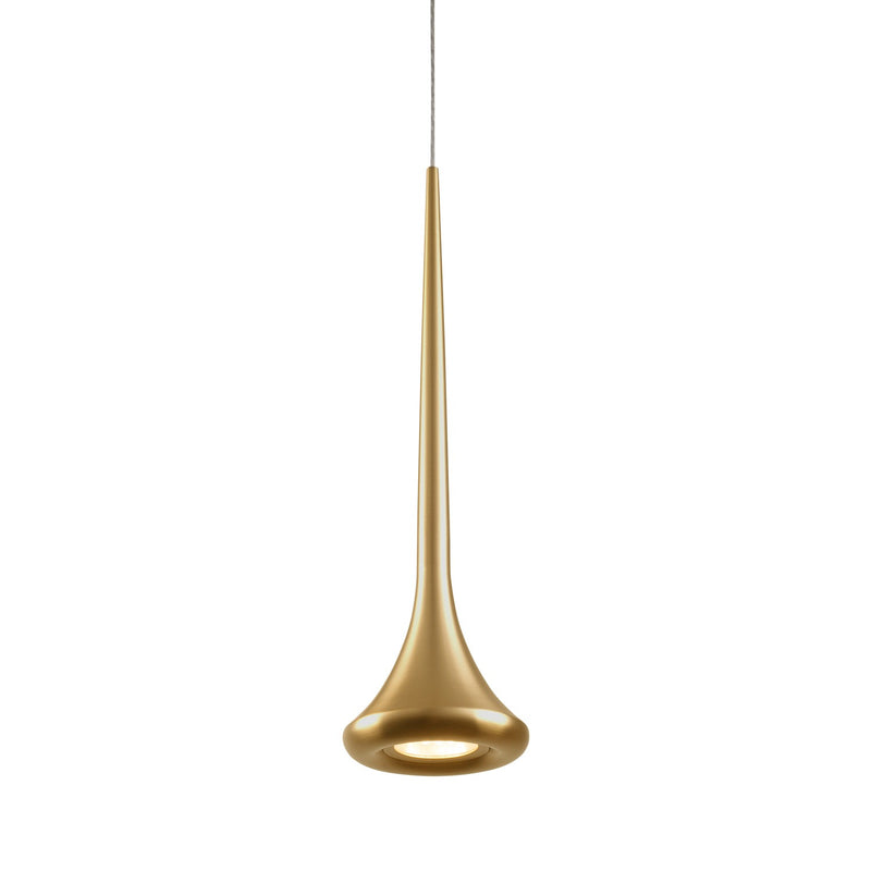 Kuzco Lighting 402601BG-LED LED Pendant, Brushed Gold