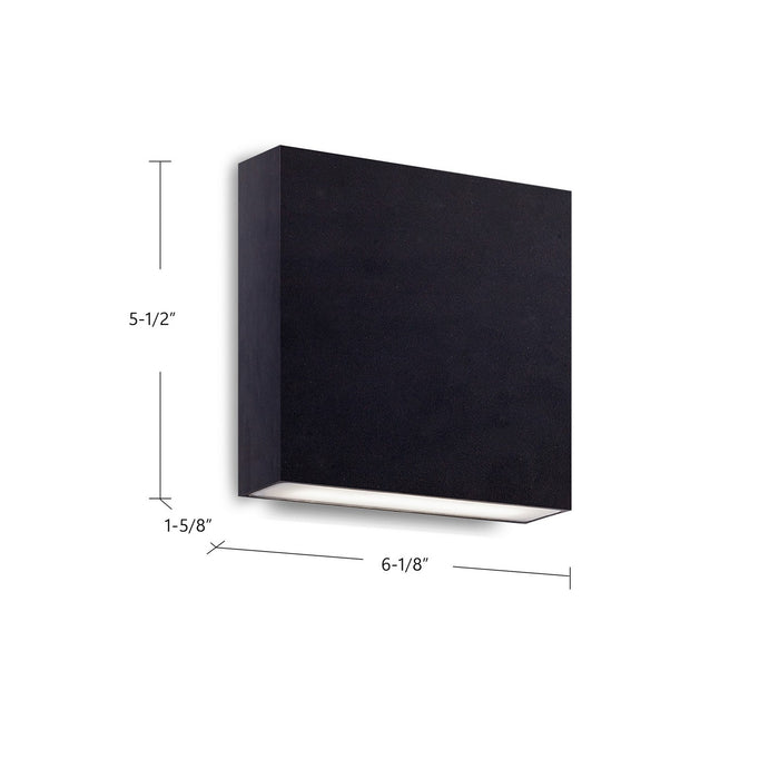 Kuzco Lighting AT67006-BK LED Wall Sconce, Black