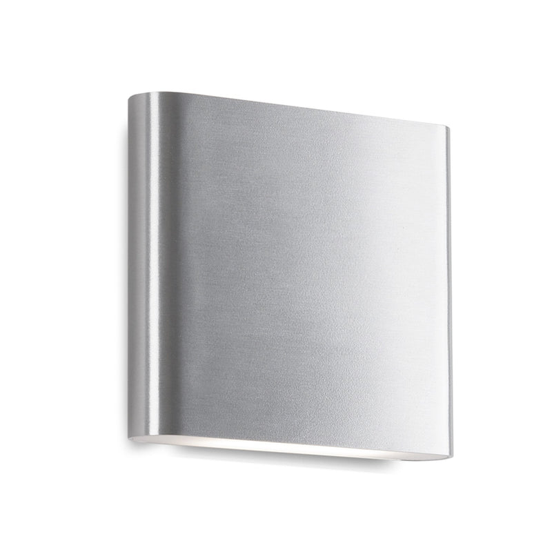 Kuzco Lighting AT68006-BN LED Outdoor Wall Lantern, Brushed Nickel