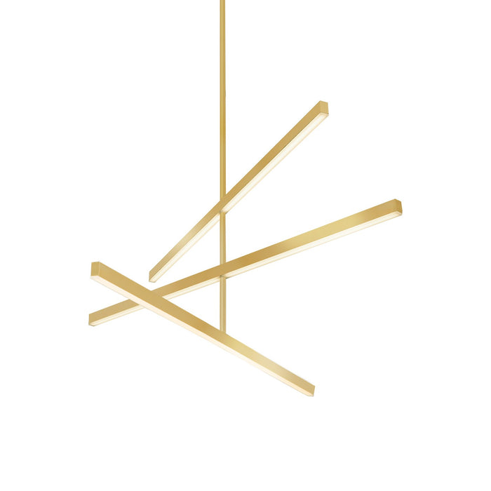 Kuzco Lighting CH10345-BG LED Chandelier, Brushed Gold