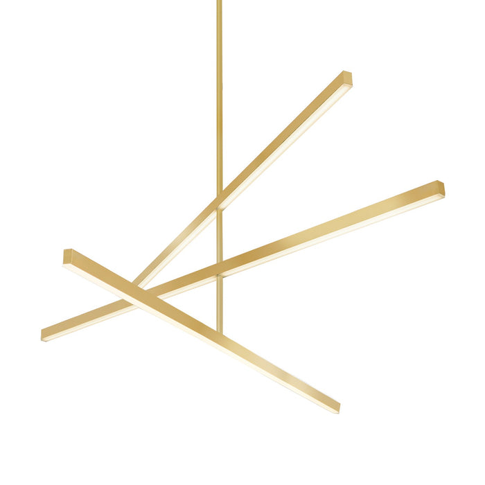 Kuzco Lighting CH10356-BG LED Chandelier, Brushed Gold