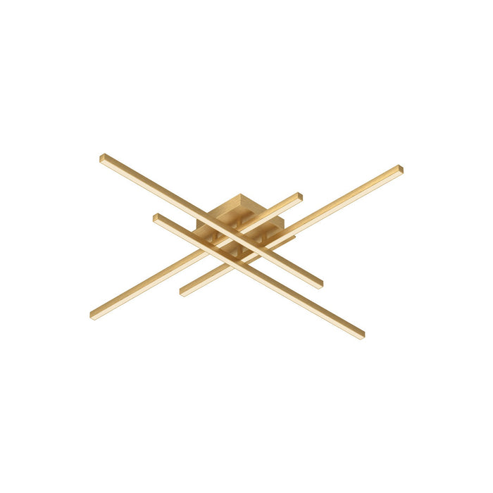 Kuzco Lighting FM18232-BG LED Flush Mount, Brushed Gold