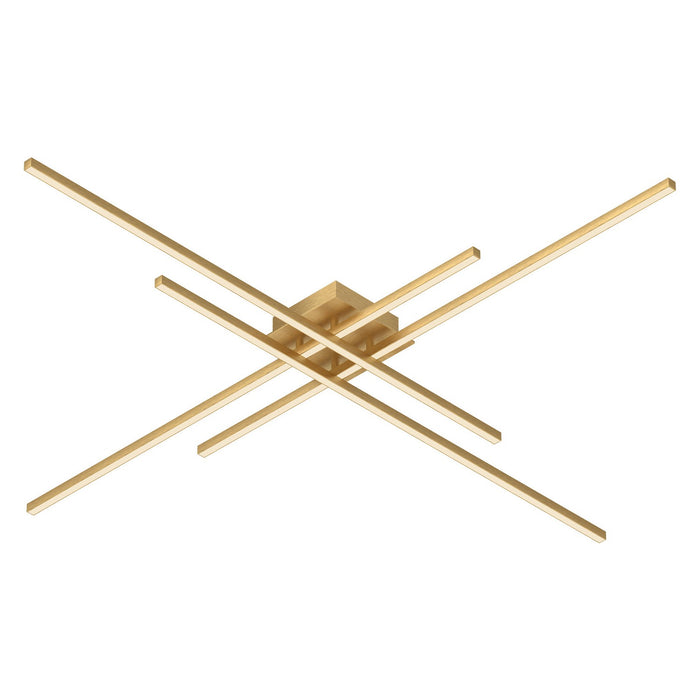 Kuzco Lighting FM18247-BG LED Flush Mount, Brushed Gold