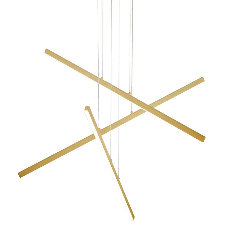 Kuzco Lighting MP10303-BG LED Pendant, Brushed Gold