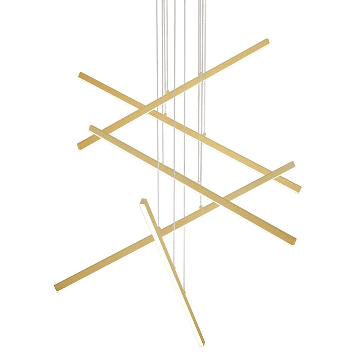 Kuzco Lighting MP10305-BG LED Pendant, Brushed Gold