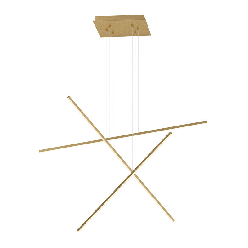 Kuzco Lighting MP18203-BG LED Pendant, Brushed Gold