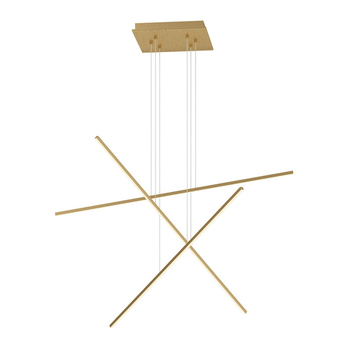 Kuzco Lighting MP18203-BG LED Pendant, Brushed Gold