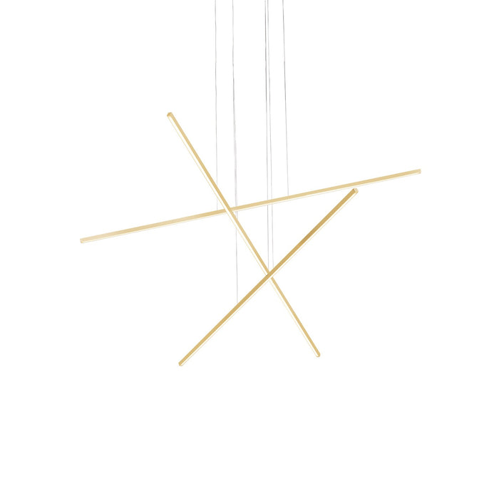 Kuzco Lighting MP18203-BG LED Pendant, Brushed Gold