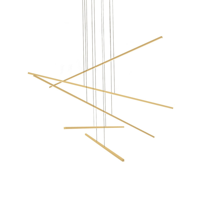 Kuzco Lighting MP18205-BG LED Pendant, Brushed Gold