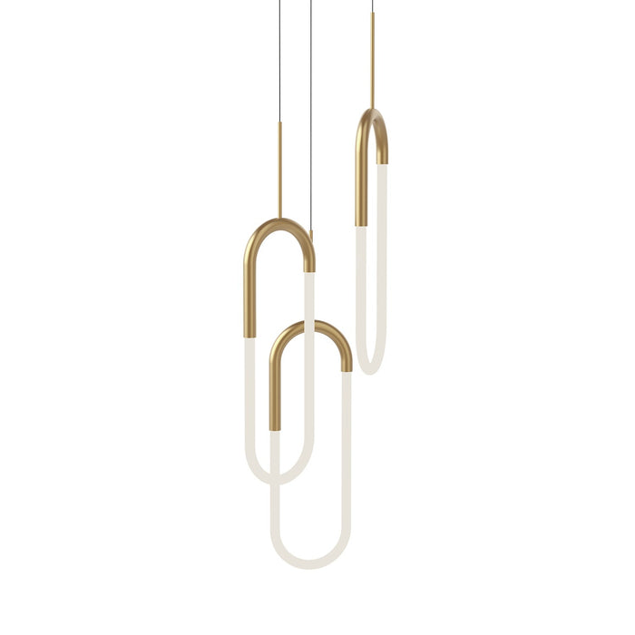 Kuzco Lighting MP95103-BG LED Pendant, Brushed Gold
