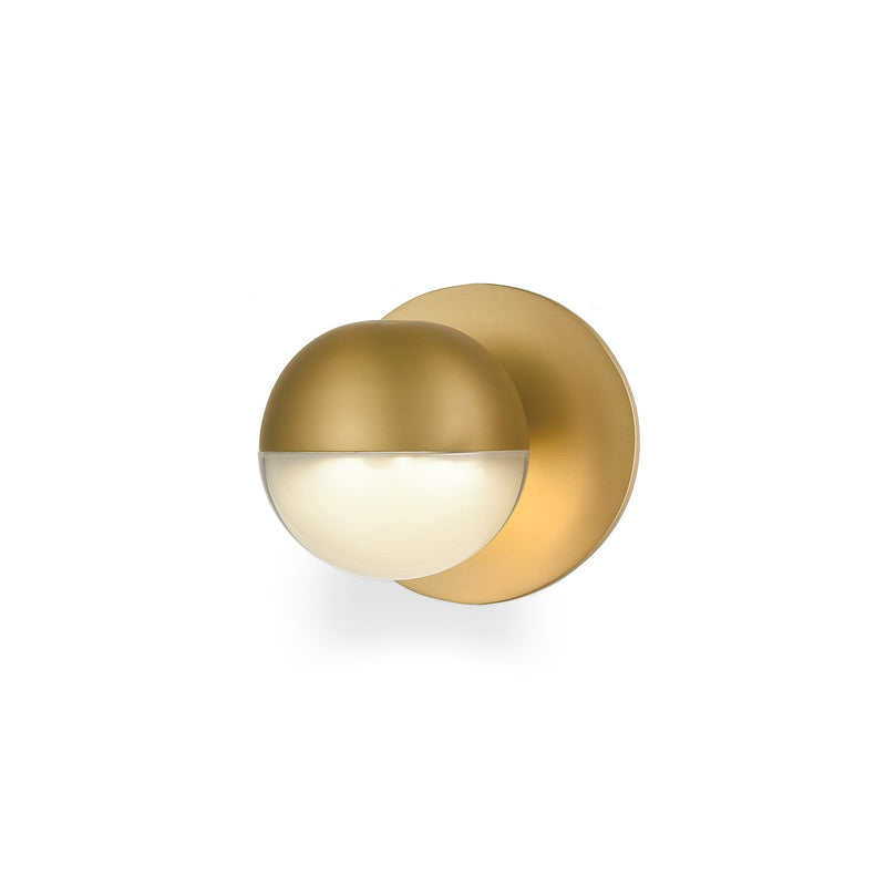 Kuzco Lighting WS47305-BG LED Wall Sconce, Brushed Gold