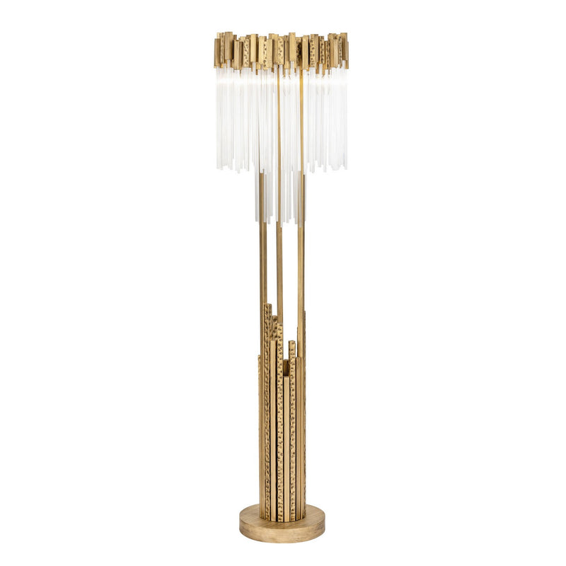 Varaluz 309L06HG Six Light Floor Lamp, Havana Gold