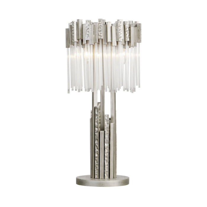 Varaluz 309T03RN Three Light Table Lamp, Rainy Night