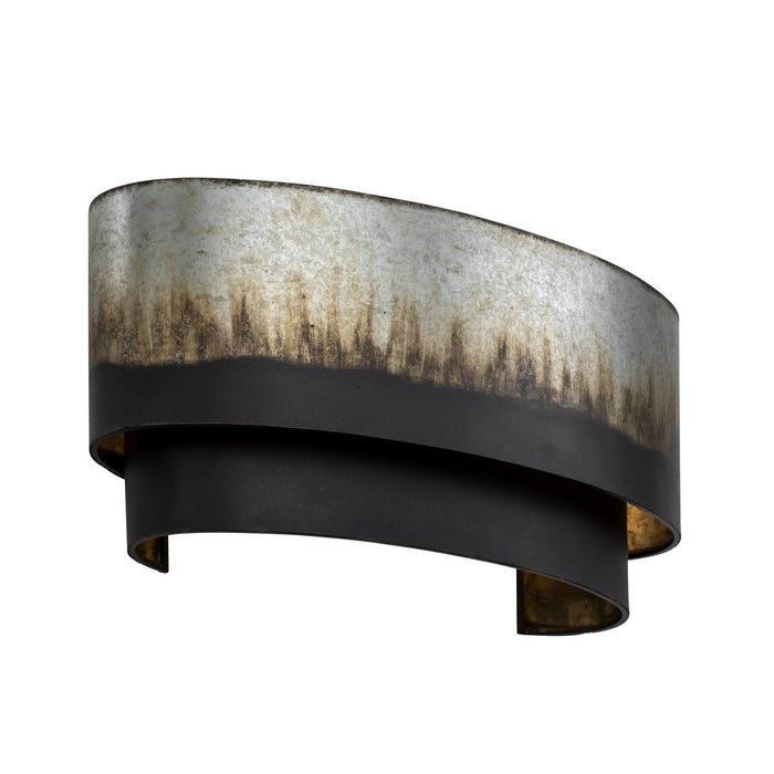 Varaluz 323W02OG Two Light Wall Sconce, Ombre Galvanized