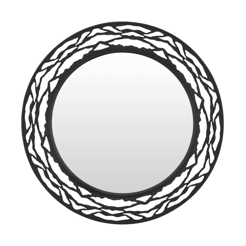 Varaluz 348MI33CB Mirror, Carbon Black