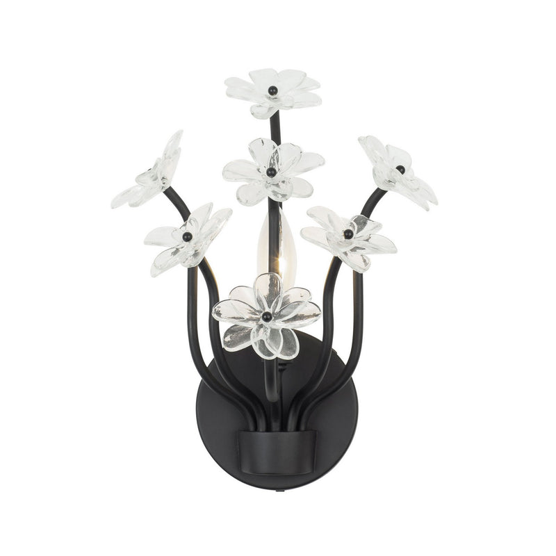 Varaluz 378W01MB One Light Wall Sconce, Matte Black