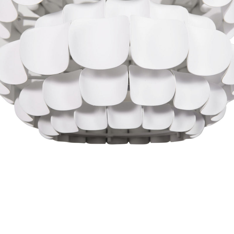 Varaluz 382F06MW Six Light Foyer Pendant, Matte White