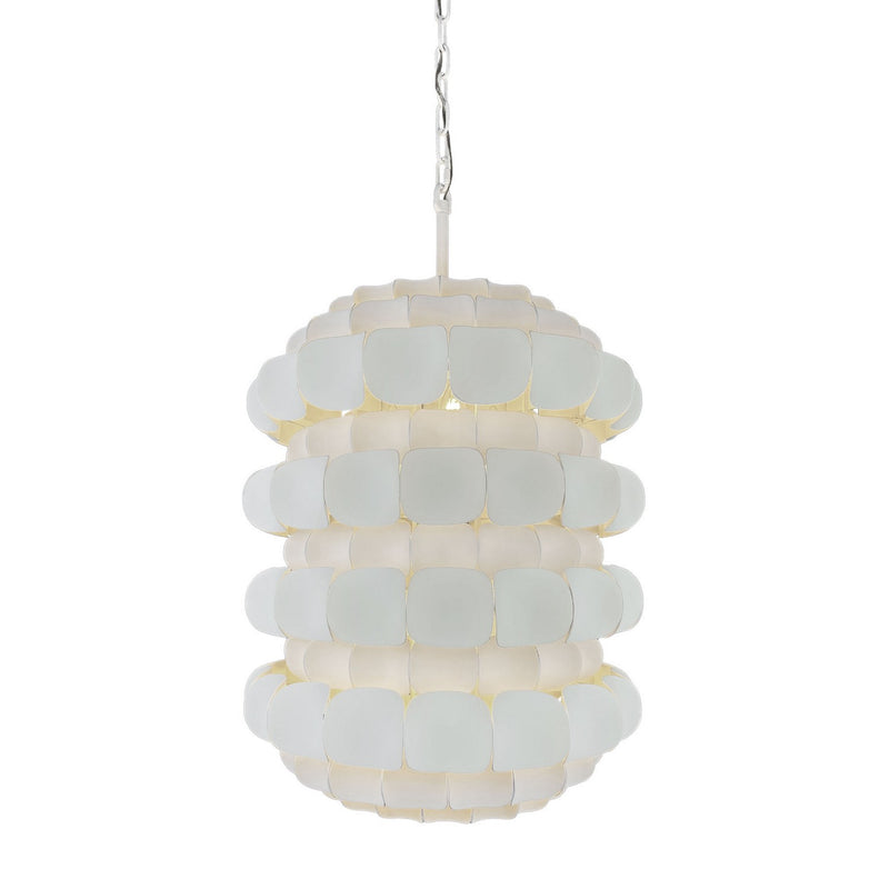 Varaluz 382F06MW Six Light Foyer Pendant, Matte White