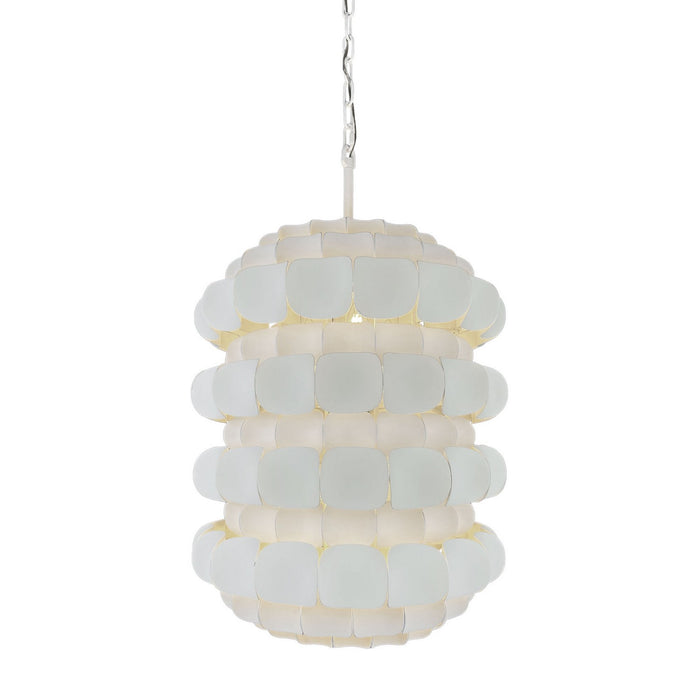 Varaluz 382F06MW Six Light Foyer Pendant, Matte White