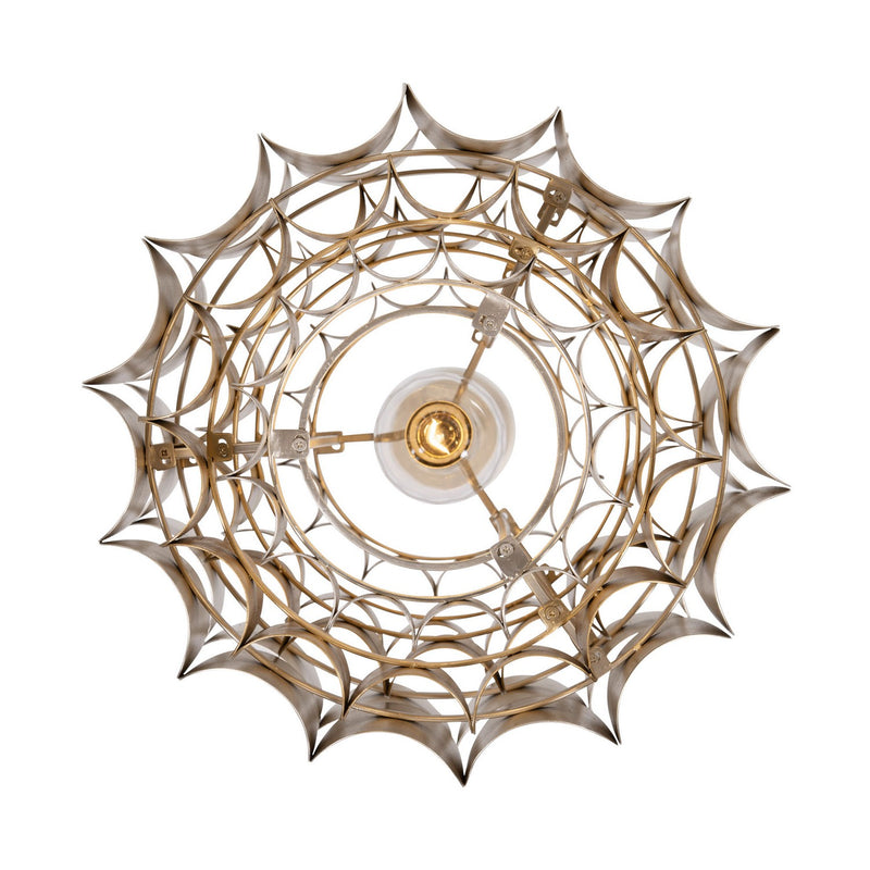 Varaluz 382P01AGGD One Light Pendant, Antique Gold/Gold Dust