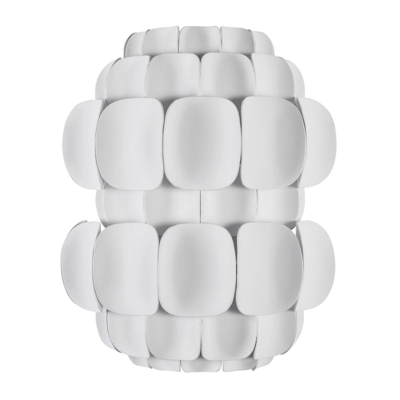 Varaluz 382W01MW One Light Wall Sconce, Matte White