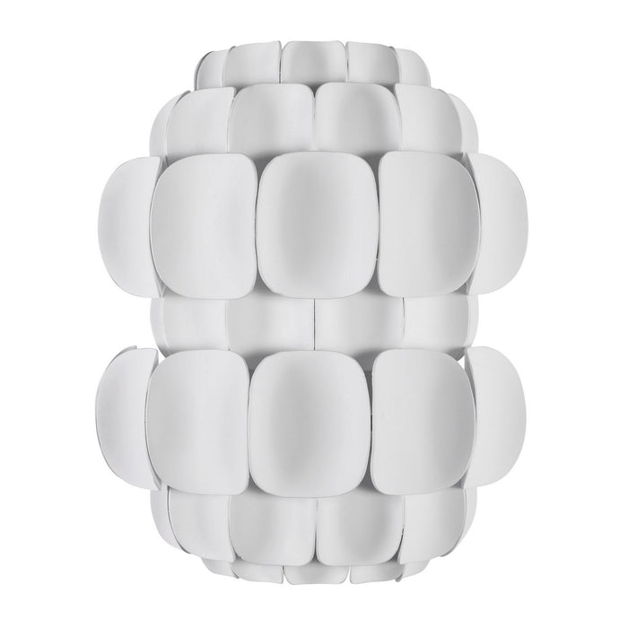Varaluz 382W01MW One Light Wall Sconce, Matte White
