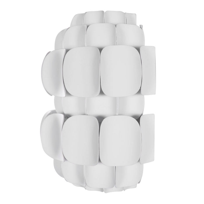 Varaluz 382W01MW One Light Wall Sconce, Matte White