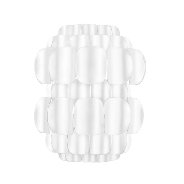 Varaluz 382W01MW One Light Wall Sconce, Matte White