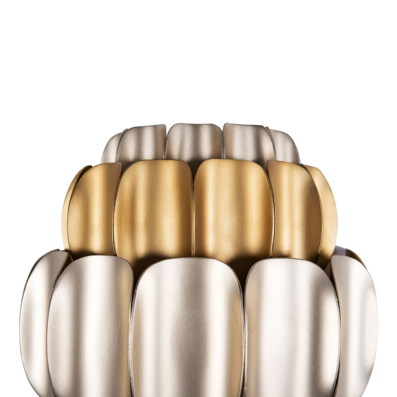 Varaluz 382W02AGGD Two Light Wall Sconce, Antique Gold/Gold Dust