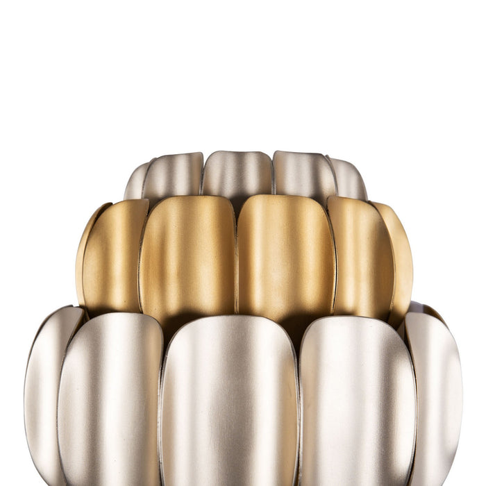 Varaluz 382W02AGGD Two Light Wall Sconce, Antique Gold/Gold Dust