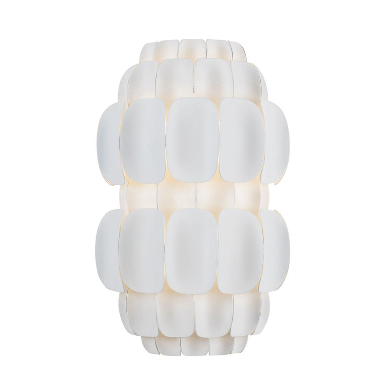 Varaluz 382W02MW Two Light Wall Sconce, Matte White