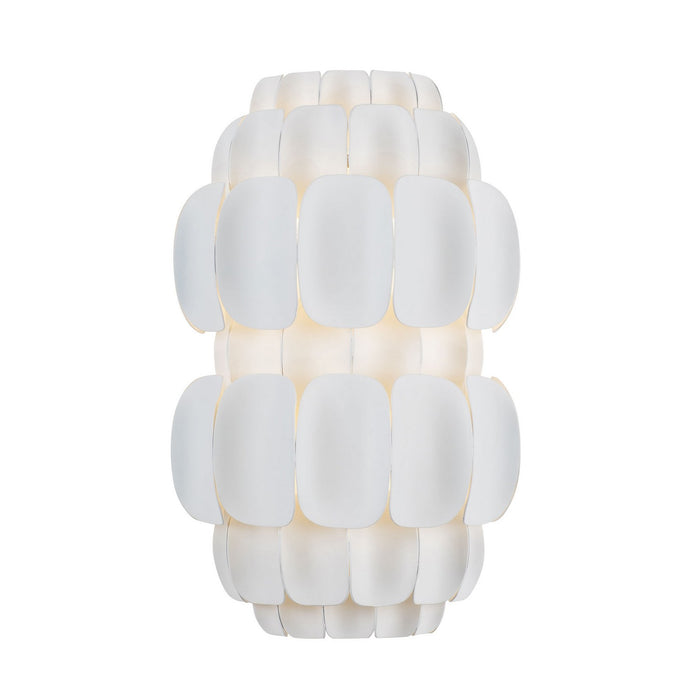 Varaluz 382W02MW Two Light Wall Sconce, Matte White