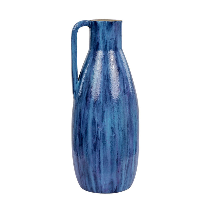 Varaluz 445VA01B Vase, Blue Lustro