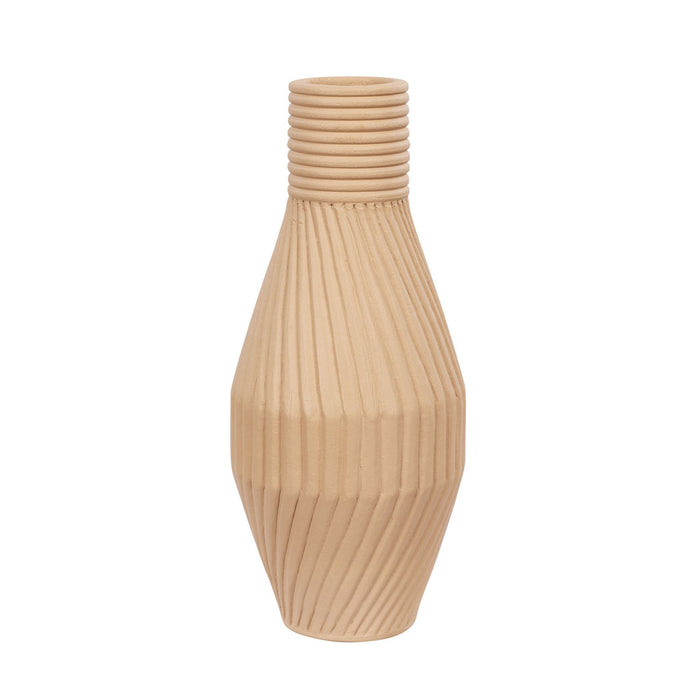 Varaluz 445VA03B Vase, Wash Brown