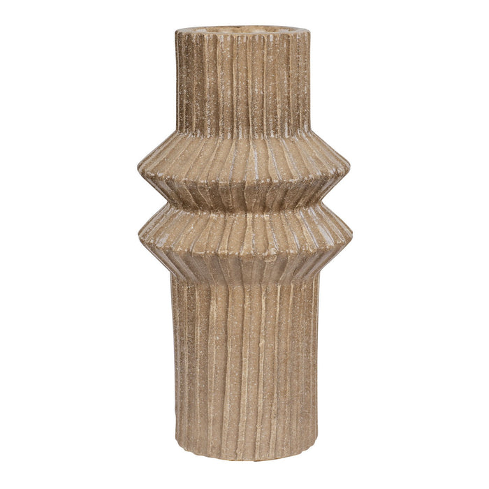 Varaluz 445VA06A Vase, Glazed Taupe