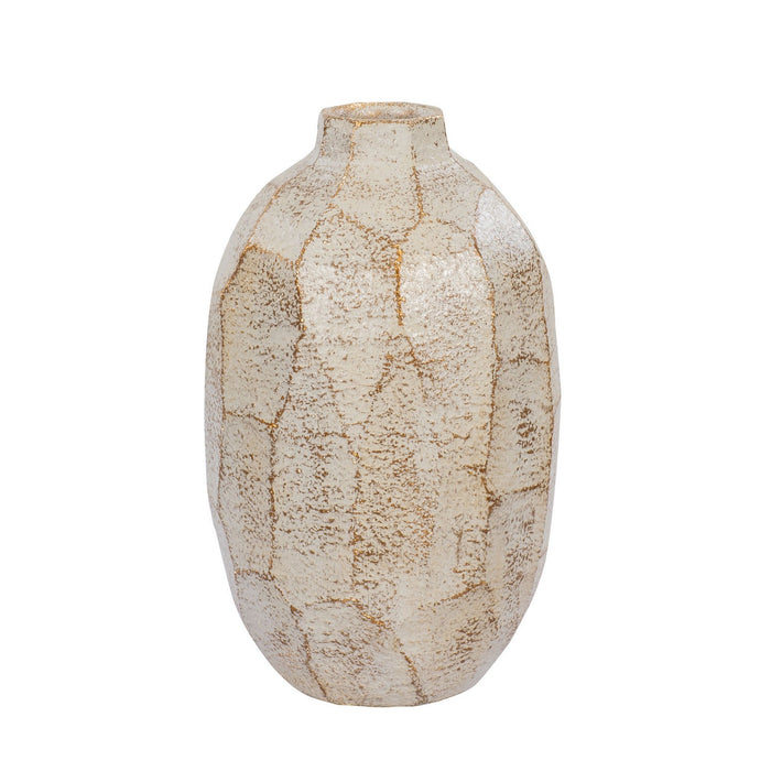 Varaluz 445VA07A Vase, Slate Brown W/White