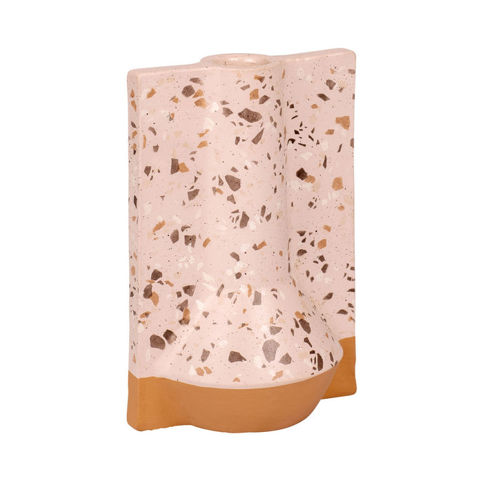 Varaluz 445VA09A Vase, Rose Terrazzo/Terracotta