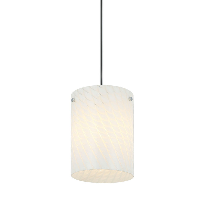Varaluz AC1692 One Light Pendant, Chrome