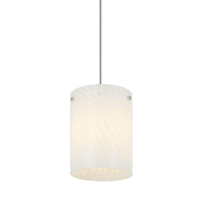 Varaluz AC1692 One Light Pendant, Chrome