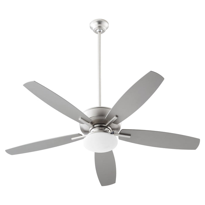 Quorum 17052-165 52"Patio Fan, Satin Nickel