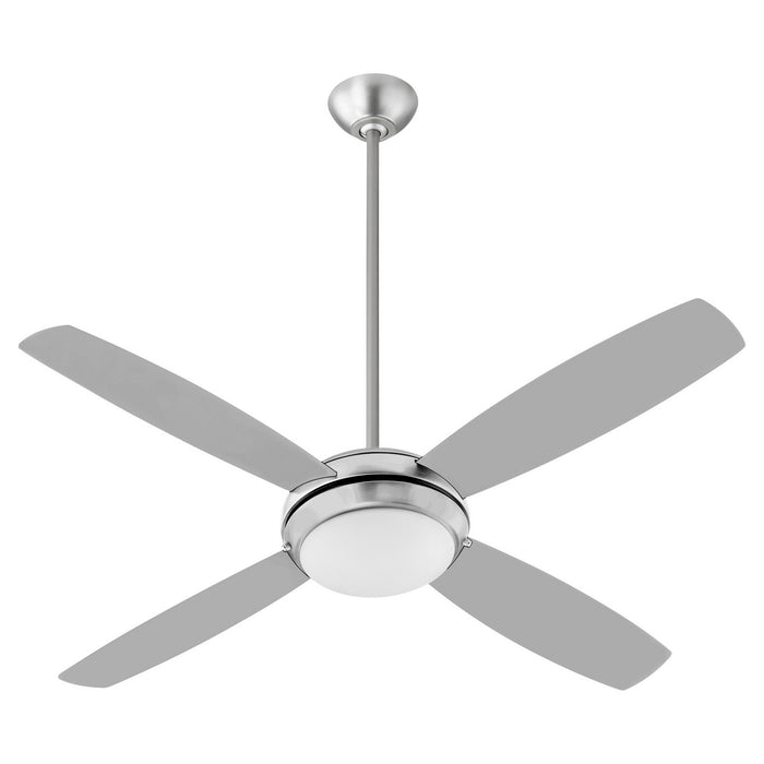 Quorum 20524-65 52" Ceiling Fan, Satin Nickel