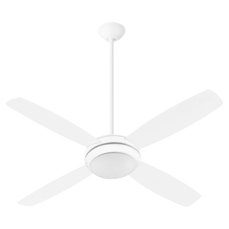 Quorum 20524-8 52" Ceiling Fan, Studio White