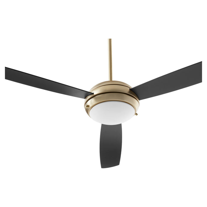 Quorum 20603-80 60" Ceiling Fan, Aged Brass