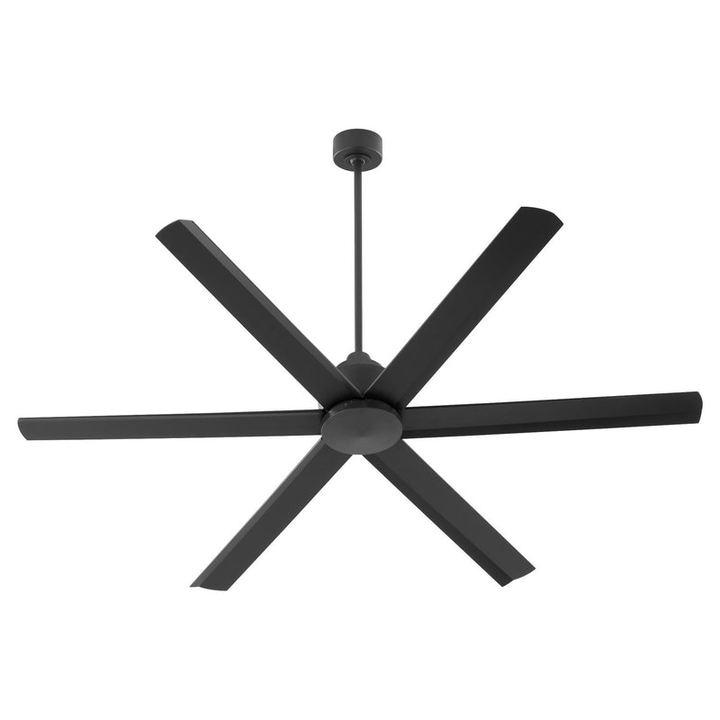 Quorum 20656-59 65" Ceiling Fan, Matte Black