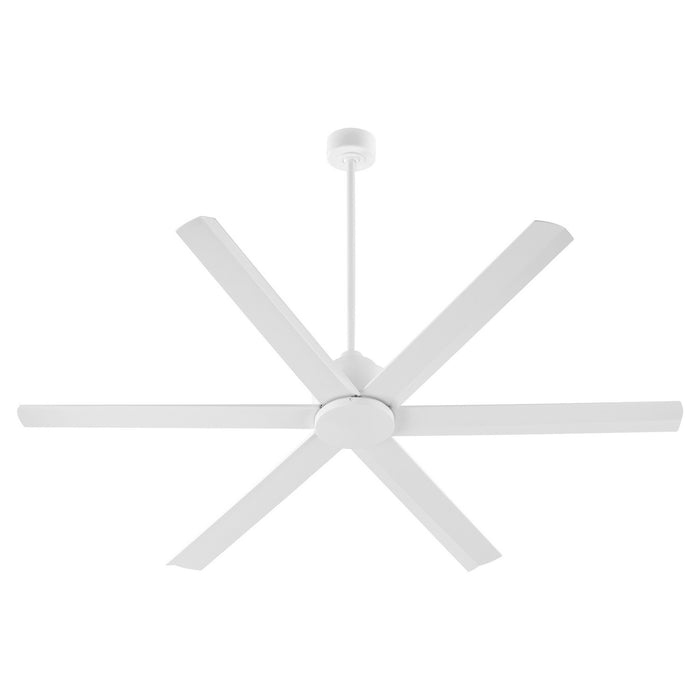 Quorum 20656-8 65" Ceiling Fan, Studio White