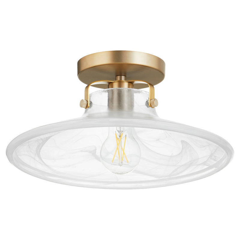 Quorum 2820-13-80 One Light Dual Mount, Aged Brass