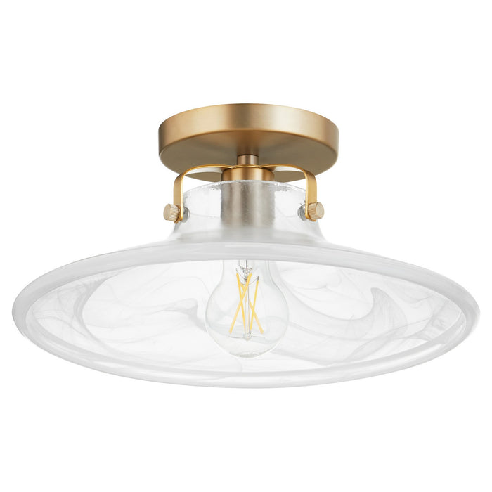 Quorum 2820-13-80 One Light Dual Mount, Aged Brass