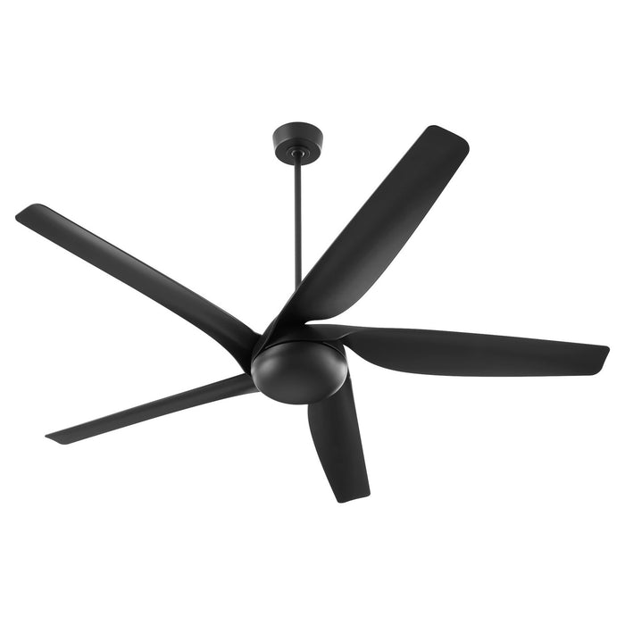 Quorum 41655-59 65" Ceiling Fan, Matte Black