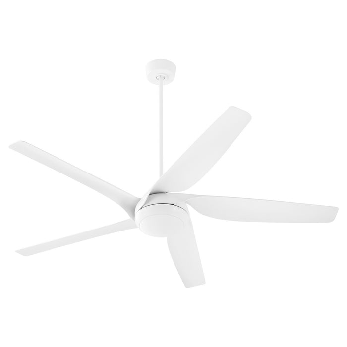 Quorum 41655-8 65" Ceiling Fan, Studio White