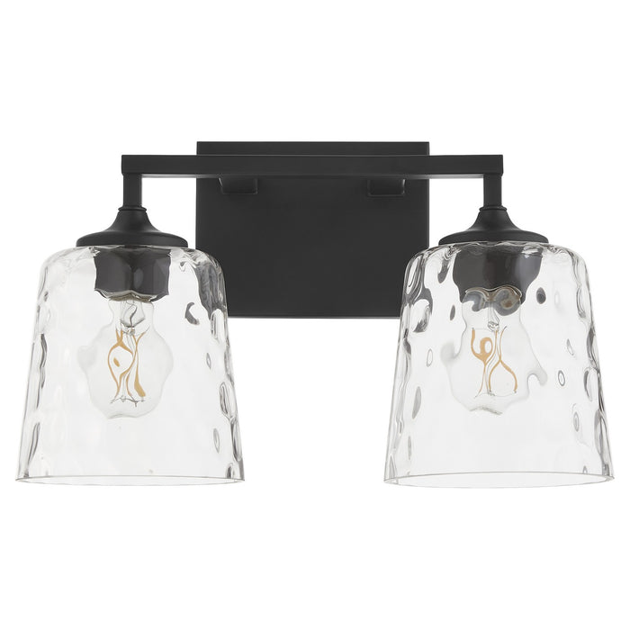 Quorum 5005-2-159 Two Light Vanity, Matte Black